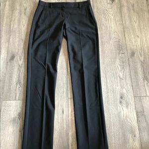 Theory Straight Leg Stretch Wool Trousers Sz 6